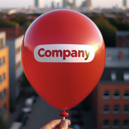 Bedruckte Luftballons für Firmeneröffnung